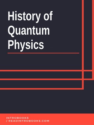cover image of History of Quantum Physics